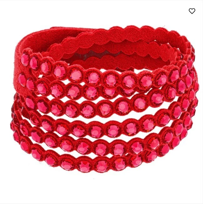 Pulsera Swarovski para mujer Power Red de tela de cristal de Swarovski Foto 1 de 1