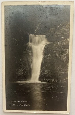 RPPC Postcard Lower Falls Buck Hill Falls PA Poconos Mts Pennsylvania c1910s - Image 1 of 2