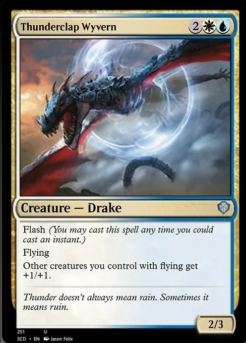 MTG Thunderclap Wyvern English SCD - Image 1 of 1