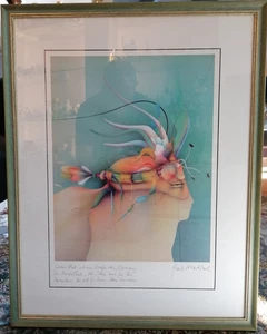 Paul Wunderlich FRÜHLING für Rosenthal mit Widmung guter Zustand schöne Leiste - Picture 1 of 15