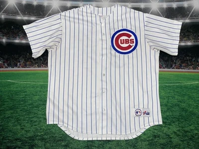 Majestuosa Jersey Vintage Sammy Sosa #21 Chicago Cubs Hecha en EE. UU. Talla XL Usada Foto 1 de 4