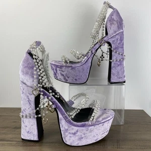 Sugar Thrillz lila Holy Revelation Plateau-Heels Damengröße 10 - Bild 1 von 16