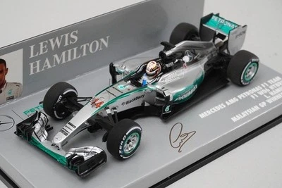 1:43 MINICHAMPS 417150044 Mercedes-AMG Petronas W06 Malaysia 2015 #44 model car - Image 1 of 4