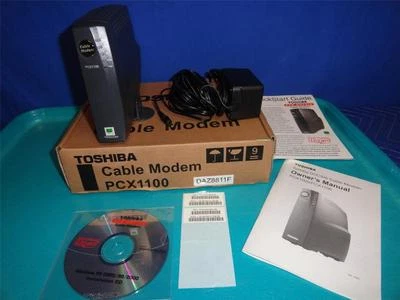 NEW Tosihiba DOCSIS Cable Modem PCX1100 DAZ8811F     M22 - Image 1 of 4
