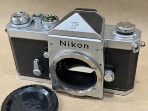 Nikon F Vintage 1970 Camera Body #7029001 w/ eye level Finder - Clean & Working - Picture 1 of 13