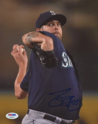 James Paxton Signed Seattle Mariners 8x10 Photo (PSA COA) - Image 1 of 2