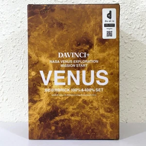 MEDICOM TOY VENUS BE@RBRICK 100% & 400% Action Figure DAVINCI+ EXHIBITION '23 - Picture 1 of 5