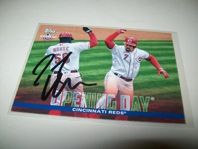 2002 TOPPS OPENING DAY CINCINNATI REDS #OD-8 J.R. HOUSE AUTOGRAPH SIGNED AUTO - Image 1 of 2