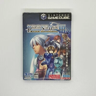 Phantasy Star Online Episode 3 C.A.R.D. Revolution 2003 Nintendo Game Cube Sega  - Image 1 of 4