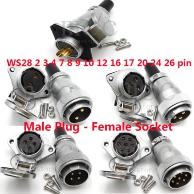 WEIPU WS28 2-35 Pin diamond aviation connector, industrial power CNC connector - Image 1 of 4