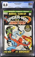 Marvel Team-Up #1 CGC 8.0 White Pages 1972 Spider-Man Bronze Age Comic