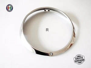 ANILLO CROMADO ANILLO DECORATIVO FARO ALFA ROMEO SPIDER 105 115 66-93 DERECHO CROMADO - Imagen 1 de 5