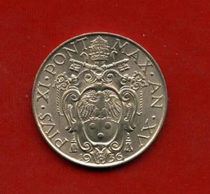 1936 - VATICANO -  1 LIRA PAPA PIO XI° - LOTTO/M31191 - Imagen 1 de 2