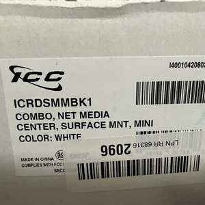 ICC ICRDSMMBK1 Mini Net Media Center Combo Voice Data & Video - Picture 1 of 2