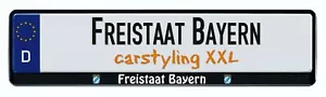Design Kennzeichenrahmen Bundesland Freistaat Bayern 1 Stück Auto Nummernschild - Bild 1 von 1