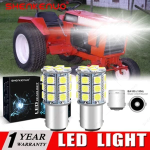 2 Bright 6000K LED light bulbs For Case 400 442 444 446 448 tractor headlights - Picture 1 of 12