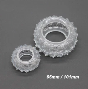 Model 1:10 Buggy Off-Road Car RC Rubber Tyre Tires Dia: 65mm 101mm Wheel Rim - Picture 1 of 6