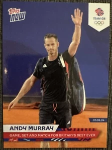 Topps Now Team GB Andy Murray Game, Set,  Match for Britain's best ever Olympics - Picture 1 of 1