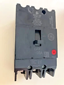 General Electric TEY3100 Circuit Breaker, 3-Pole, 100A, 480/277V, Type TEY - Picture 1 of 11