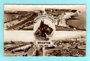 062710 Postcard BRIGHTON East Sussex multi view - Picture 1 of 3