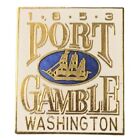 Vintage Port Gamble Washington Ship Travel Souvenir Pin