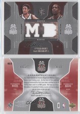2007-08 SPx Winning Materials Combo Andrew Bogut Michael Redd #WMC-RB
