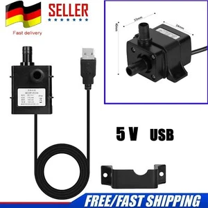 Mini Wasserpumpe 5V DC Tauchpumpe Elektrisch Pumpen USB Garten Fisch Behälter DE - Bild 1 von 10