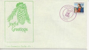 United States Comm/FDC - 1 x Christmas - Postmark Christmas, MI - 1986 (002)Z - Picture 1 of 1