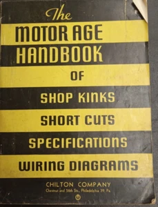 1950s Motor Age Handbook of Shop Short Cuts, Wiring Diagrams, etc - Picture 1 of 10