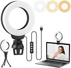 Video Conference Lighting Kit, Dveda Ring Light for Laptop Phone with Clip and
