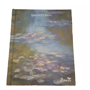 New Pepperpart UK Impressionists birthday book 1999 Monet water lilies cover - Picture 1 of 3