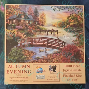 SunsOut 1000pcs Jigsaw Puzzle Autumn Evening 20x27 *New & Sealed* 31554 - Picture 1 of 1