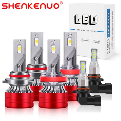 Combo faros LED + bombillas antiniebla para Ram 1500 2500 3500 2011 2012 2013-2018 Foto 1 de 4