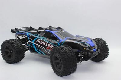 Traxxas TRX 67164-4 BLUE blau 1:10  Rustler 4x4 BL-2S Brushless Stadium Truck - Bild 1 von 4