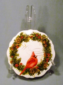 Marjolein Bastin 2009 Nature's Journey Cardinal Bird Ceramic Trivet Wall Decor - Picture 1 of 5