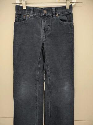 Polo Ralph Lauren Boys 6 Blue Corduroy Straight 100% Casual Walk Uniform Solid - Image 1 of 4
