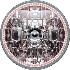 5-3/4" Oracle&trade; H4 Sealed Beam Headlamp with Amber SMD Halo - Picture 1 of 4