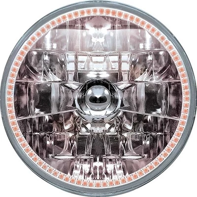 5-3/4" Oracle&trade; H4 Sealed Beam Headlamp with Amber SMD Halo - Image 1 of 4