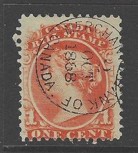Bigjake: Canadá #FB-18, sello de billete de un centavo - ingresos - Imagen 1 de 2