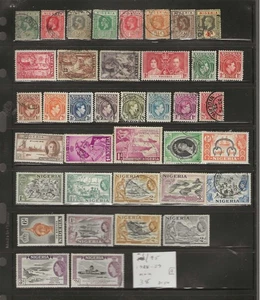 NIGERIA...Sc #1/95...Como nuevo y usado...1914/59...38 diferentes - Imagen 1 de 1