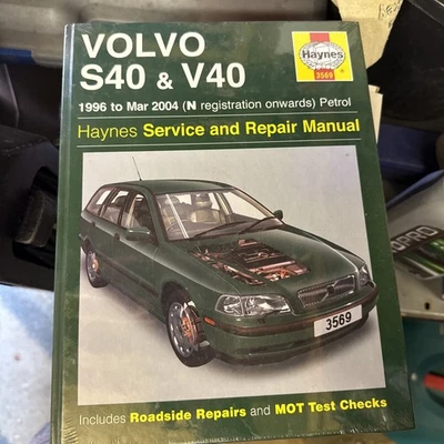 Volvo S40 & V40 1996 to Mar. 2004 Haynes Service Automotive Repair Manual 3569  - Image 1 of 2
