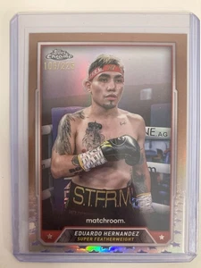 TOPPS BOXING CHROME 2025 EDUARDO HERNANDEZ SUPER FEATHERWEIGHT PARALLEL 106/225. - Picture 1 of 2