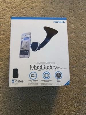 Naztech MagBuddy Window Universal Magnetic Car Mount (New in Box) - Image 1 of 3