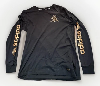 Adidas Originals Skateboarding Action Sports Graphic Golden Tiger Print Top-L - image 1 of 4