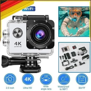Sport Aktion Wasserdicht Kamera wifi HD 1080P 4K Helm Action Cam Camcorder LOVE - Bild 1 von 22
