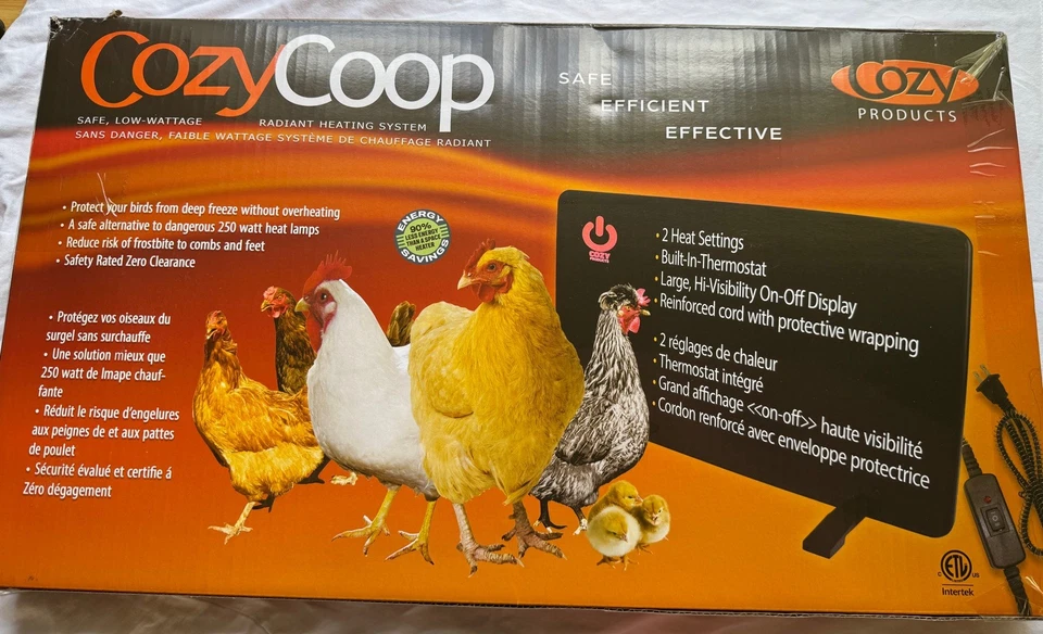 Calentador de gallinero sistema de calefacción radiante CL-COOP-R 200W cozi eléctrico  Foto 1 de 4