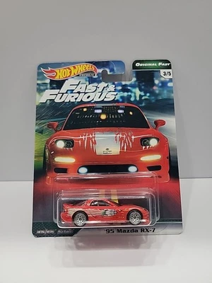 Hot Wheels Premium Fast & Furious Original Fast 3/5 '95 Mazda RX-7 - Image 1 of 3