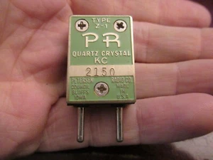 Radio cristal cuarzo 2150 KC kHz FT-243 PROBADO - Imagen 1 de 5