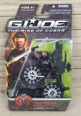 G.I. Figura Joe 25th 30th 50th Rise of Cobra MOC Colmillo Rojo Víbora Ninja Foto 1 de 4