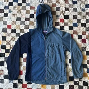 NORTH FACE PURPLE LABEL anorak Parka Color Block RARE Japan - Picture 1 of 10